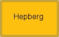 Ortsschild von Hepberg