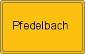 Ortsschild von Pfedelbach