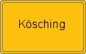 Ortsschild von Kösching
