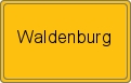 Ortsschild von Waldenburg