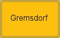 Ortsschild von Gremsdorf