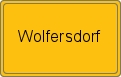 Ortsschild von Wolfersdorf