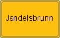 Ortsschild von Jandelsbrunn