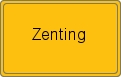 Ortsschild von Zenting