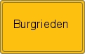 Ortsschild von Burgrieden