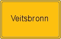 Ortsschild von Veitsbronn