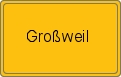 Ortsschild von Großweil