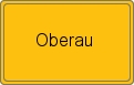 Ortsschild von Oberau
