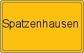 Ortsschild von Spatzenhausen