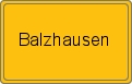 Ortsschild von Balzhausen