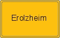 Ortsschild von Erolzheim