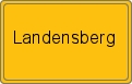 Ortsschild von Landensberg