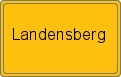 Ortsschild von Landensberg