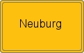 Ortsschild von Neuburg