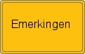 Ortsschild von Emerkingen