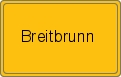 Ortsschild von Breitbrunn