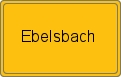 Ortsschild von Ebelsbach