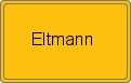 Ortsschild von Eltmann