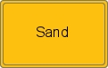 Ortsschild von Sand