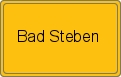 Ortsschild von Bad Steben