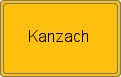 Ortsschild von Kanzach