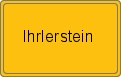 Ortsschild von Ihrlerstein