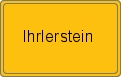 Ortsschild von Ihrlerstein