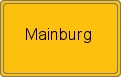 Ortsschild von Mainburg