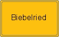 Ortsschild von Biebelried