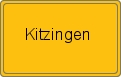 Ortsschild von Kitzingen