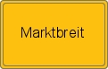 Ortsschild von Marktbreit