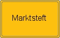 Ortsschild von Marktsteft