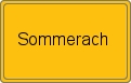 Ortsschild von Sommerach