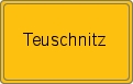 Ortsschild von Teuschnitz