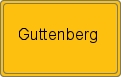 Ortsschild von Guttenberg