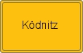 Ortsschild von Ködnitz