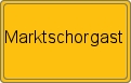 Ortsschild von Marktschorgast