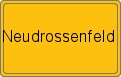 Ortsschild von Neudrossenfeld