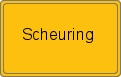 Ortsschild von Scheuring