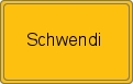 Ortsschild von Schwendi