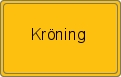 Ortsschild von Kröning