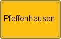 Ortsschild von Pfeffenhausen