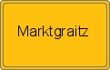 Ortsschild von Marktgraitz