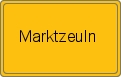 Ortsschild von Marktzeuln