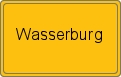 Ortsschild von Wasserburg