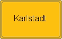 Ortsschild von Karlstadt