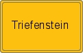 Ortsschild von Triefenstein
