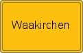 Ortsschild von Waakirchen