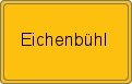 Ortsschild von Eichenbühl