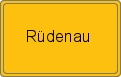 Ortsschild Rüdenau